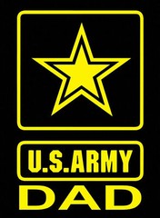 Army dad decal choose color military proud parent armed forces hero usa america