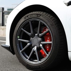 12pc Tesla Caliper Brake 3M 1080/2080 Vinyl Decal Sticker