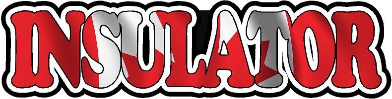 Insulator Canadian Canada Decal Waving Flag Vinyl Hard Hart Sticker Decal