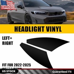 2X Headlight PreCut Film Tint For 2023-2024 GMC Canyon with Adhesive Backing
