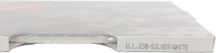 Universal 3/16″ 2-Color Pinstripe (Ultra Lite) 0216230 – Silver Metallic/White