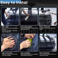 For 2025 2026 Tesla Model Y Juniper Precut Paint Protection Film 8.5 Mil TPU PPF