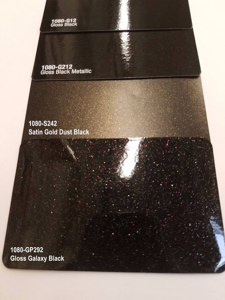 3M Gloss Satin BLACK Metallic – 2080 Series – Vinyl Car Wrap Sticker Decal Film