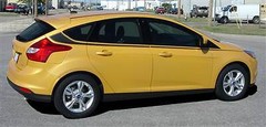 2012-2017 THRUST Side Stripes Graphics Decals New!* (3M Vinyl) for Ford Focus
