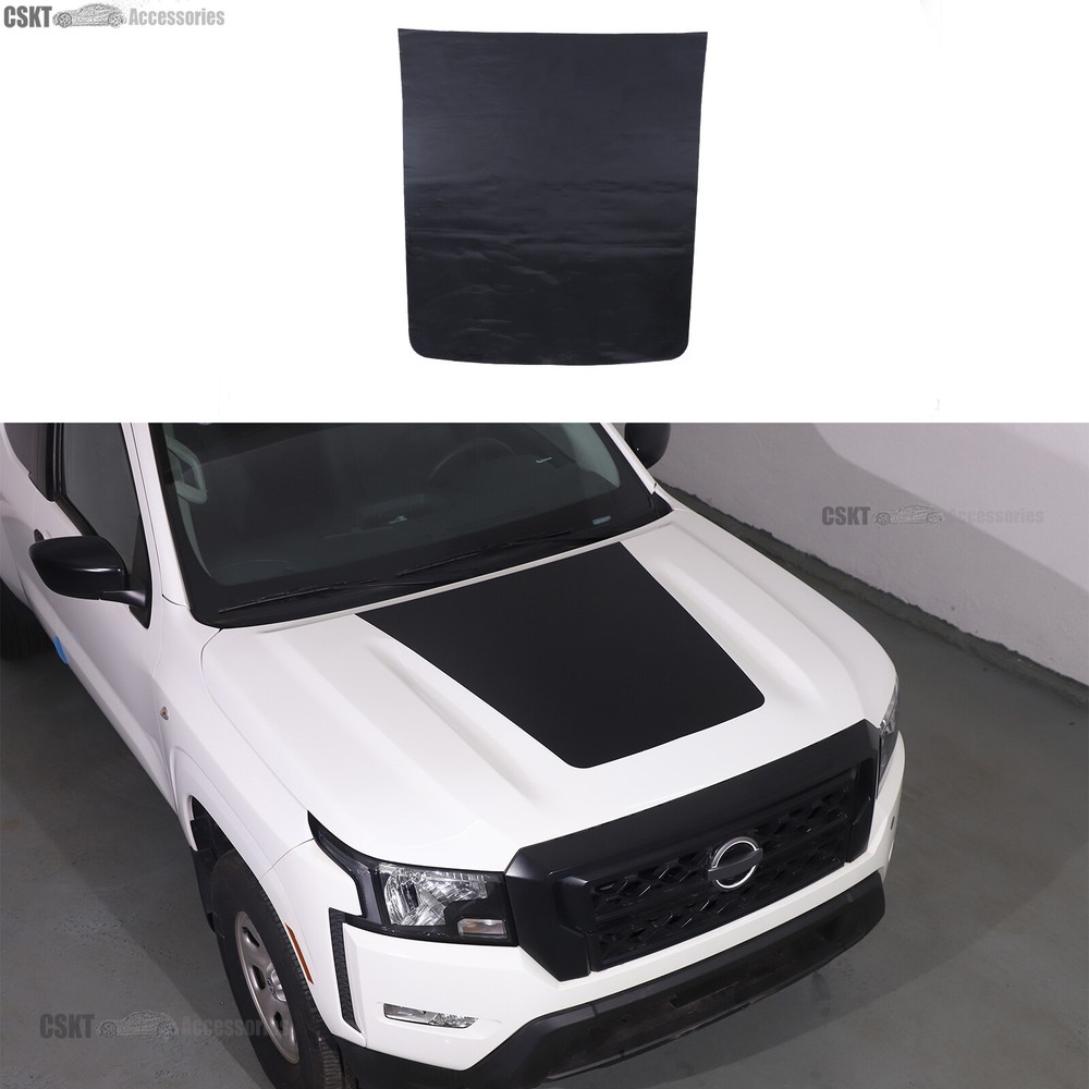 Matte Black Hood Panel Decal Sticker Blackout Fits Nissan Frontier 2022-2024