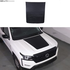 Matte Black Hood Panel Decal Sticker Blackout Fits Nissan Frontier 2022-2024