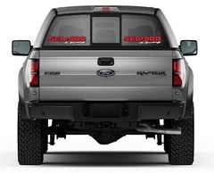 SEA-DOO Racing / PAIR / 12″ RED Vinyl Vehicle Graphic Sticker Boat Decal Set