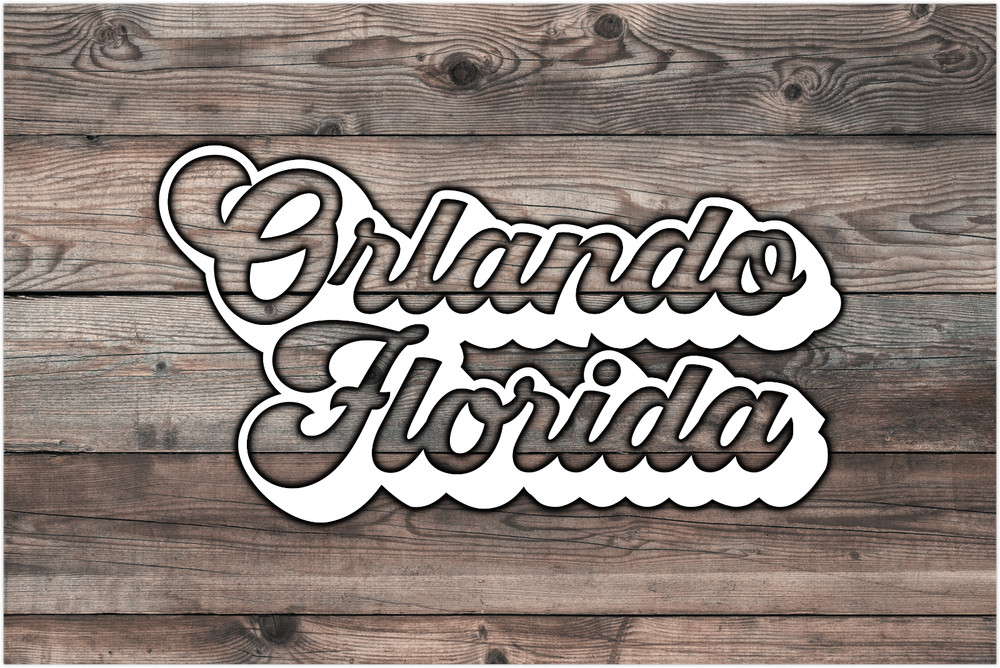 Orlando Florida Decal Sticker Vinyl Graphics – 6.5 x 3.6 inch