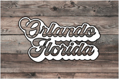 Orlando Florida Decal Sticker Vinyl Graphics – 6.5 x 3.6 inch