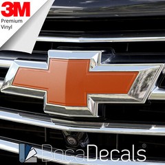 BocaDecals Emblem Overlay Insert Decals For 2018-2023 Chevy Traverse (Set of 2)