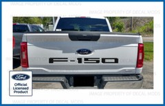 2021 Ford F150 Tailgate Inserts Decals Letters Stickers – GLOSS BLACK