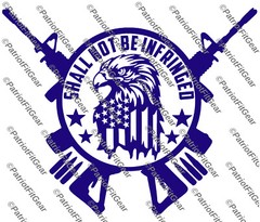 2nd Amendment,Shall Not Be Infringed,Molon Labe,We The People,Eagle,Vinyl Decal