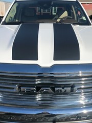 FITS 2019-2026 DODGE RAM 1500 VINYL HOOD DECAL STICKER GRAPHIC STRIPE