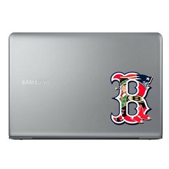 BOSTON SPORTS FAN / B logo / PAIR / 6″ DECAL / PATRIOTS / RED SOX / BRUINS