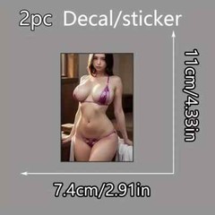Passionate Sexy Beauty Vinyl Decals Stickers Decal, Infinite Creativity