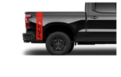 2019 20 21 22 23 24 Chevy Silverado 1500 Red RST Rear Bedside Decals Set of 2