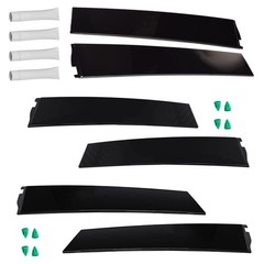For 2015-2018 Chevy GMC Cadillac Left&Right B-Pillar Door Window Moldings 1/2/6x