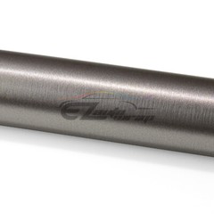 Brushed Aluminum Steel Gunmetal Gray Vinyl Wrap Sticker Decal Air Release Sheet
