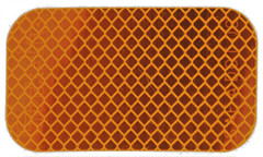 (5) Genuine Truck Lite 98176Y3 Reflective Tape Retro Yellow 2”X3 1/2″ Rectangle