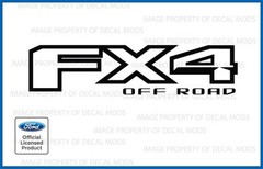 2018 Ford FX4 Off Road Decal Sticker Set – [ matte black ] blackout flat truck