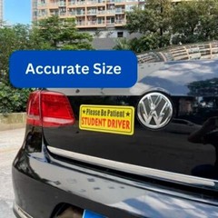 New Student Driver Car Stickers, Magnetic, Water proof And UV Resistant