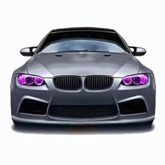 12″x78″ For Headlight Taillamp Transparent Purple Len Vinyl Protection Wrap Film