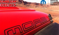 Jeep Wrangler MOAB Hood Decals 2018 2019 2020 2021 2022 2023 2024 2025