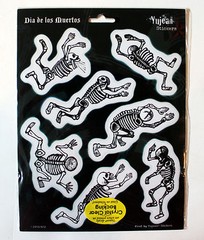Day of Dead Sticker Skeleton Death Dia de los Muertos Window Creepy November