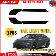 For Toyota Camry 2025 2026 Inner Tail Light Smoke Black Vinyl Cover Decals 2-10X