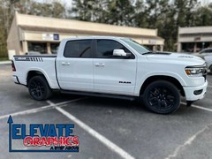 For Ram 1500 Stripes Side Bed Rail 3m Vinyl Graphics Stickers Decals 2009-2024