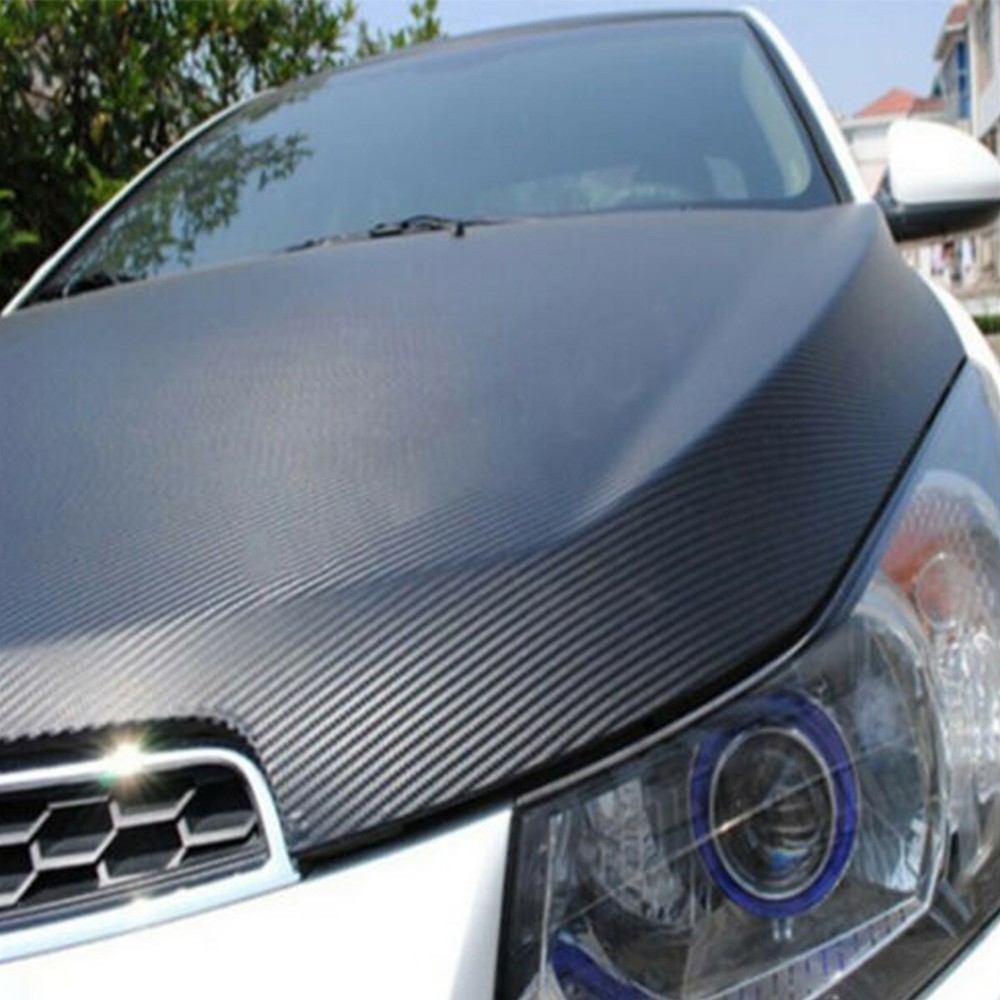 5D Rollo De Vinilo Fibra Carbono Para Exterior Calificado Auto Coches Vinil
