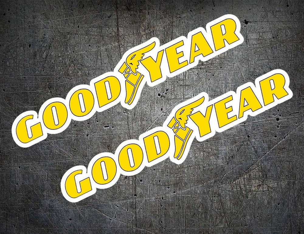GOODYEAR TIRES RACING DECAL 5 INCHES FITS NASCAR HOT ROD WINDOW CAR TRUCK HEMI