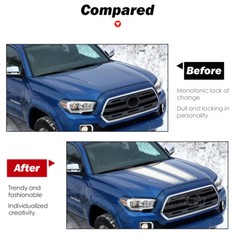 Car Hood Stripes Graphics Vinyl Decals Stickers for Toyota Tacoma 2004-Present