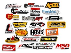 Holley Go Fast Sticker Pack 24 Vinyl Decal Pack 36-462