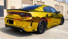 ESSMO PET Super Chrome Gold Stretch Car Vehicle Vinyl Wrap Decal Sticker Sheet