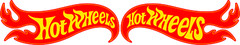 Hot Wheels 2 mirrored NASCAR Racing Vinyl Sticker Decal Car Truck Bumper Fender