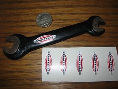 Craftsman Tools 109 Lathe handle vintage style tool decal 1946, 7/8″ 5 for 1