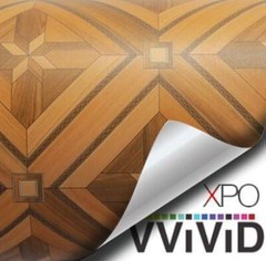 VVivid Parquette Mosaic Wood Grain Vinyl Wrap Architectural Film | V123