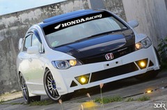 Honda Racing logo decal sticker type R civic accord
