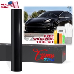TPU Color Gloss Piano Black PPF Paint Protection Film Dry Wet Apply Vinyl Wrap