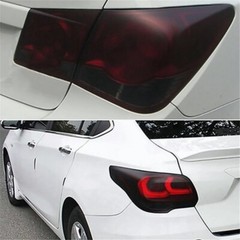12″x78″ Matte Black Gloss Lens Vinyl Protection Wrap Film Fit For Headlight Tail