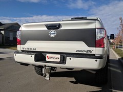 Tailgate Blackout Decal For 2016 2017 2018 2019 Nissan Titan Vinyl Sticker Rear