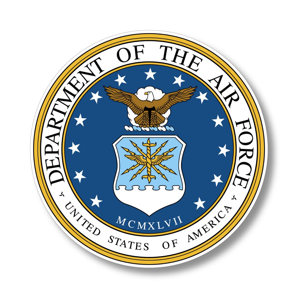 US Air Force DECAL WALL HIGH QUALITY STICKER 3M CAR TRUCK Window Laptop