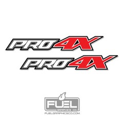 For Nissan Titan PRO-4X Pickup Premium Vinyl Decal 2-pack – 20″ x 3.2″