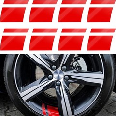 8 Pcs Wheel Rim Decal Stripes Car Decals for 18-21 Inch Wheels Reflective Car…