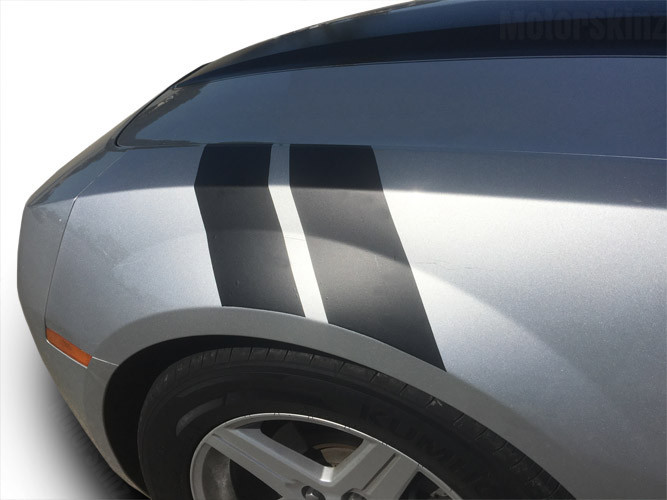 Fender Racing Hash Stripes Vinyl Decal for 2010 2011 2012 2014 2015 Chevy Camaro