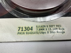 OPEN PACKAGING – 3M 71304 Scotchcal Striping Stripe Tape Red 5/16 In X 50 Feet