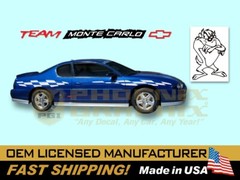 2000 2001 2002 2003 fits2004 2005 2006 Monte Carlo SS Super Sport Decals Stripes