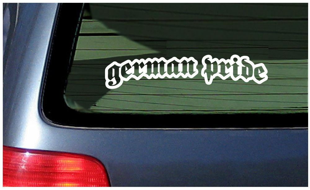 German Pride Sticker Vinyl Decal Car Window Fun Germany Deutschland Berlin