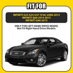 Black Dash Mat Dashboard Cover Pad For Infiniti G25 G35 G37 Q40 Q60 2008-15 1-5X